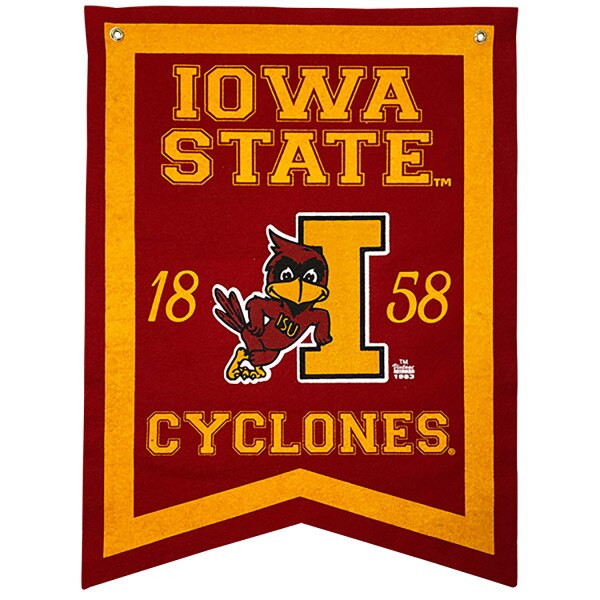 Vintage Leaning Cy Cardinal Pennant | ISU Book Store